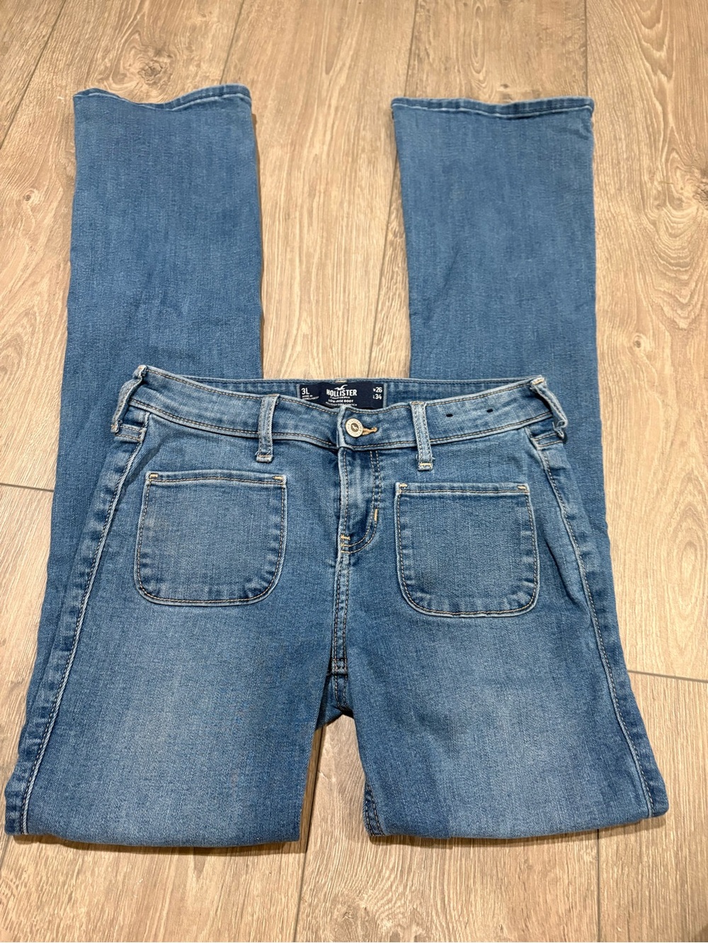 Hollister Women's Blue Denim Jeans